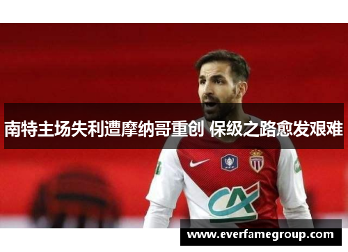南特主场失利遭摩纳哥重创 保级之路愈发艰难